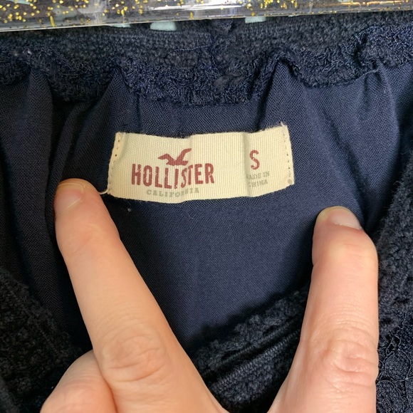 Hollister Navy Lace Romper - Picture 2 of 6